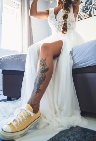 Vestido Novia Aire Barcelona 2024 Talla 38
