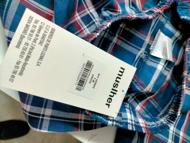 Pantalón pijama hombre Muslher M Alg 100%