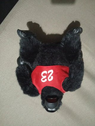 Peluche Gorila con Gorra y Chaleco Rojo
