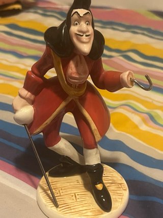 Figuras Capitán Garfio y Wendy Peter Pan Disney 90