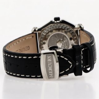 Reloj Mercury Elegante Mujer Negro/Plata