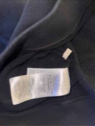 Sudadera Gucci Negra con Estampado Palmeras