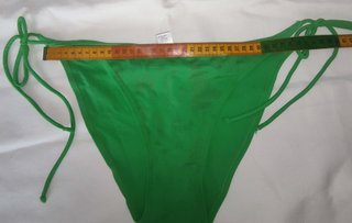 Bikini estampado tropical y braguita verde T38