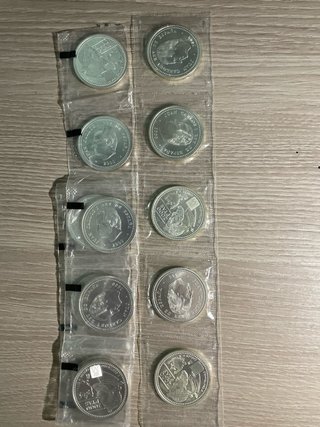 Moneda Plata 2000 Ptas Carlos V V Centenario