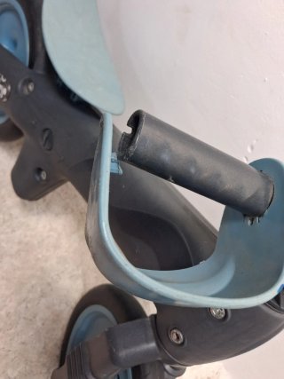 Bicicleta de aprendizaje azul