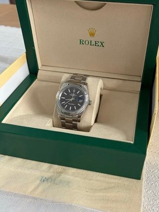 Reloj Rolex Datejust Acero Negro