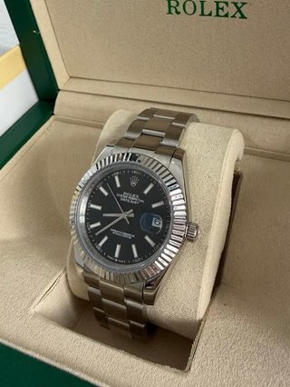 Reloj Rolex Datejust Acero Negro