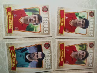 Lote cromos Selección Española Héroes
