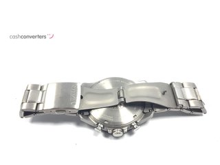 reloj pulsera unisex citizen eco-drive titanium crono 43mm (b620-r011596)