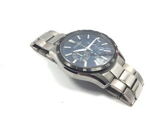 reloj pulsera unisex citizen eco-drive titanium crono 43mm (b620-r011596)