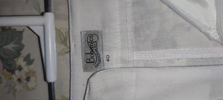 Pantalón vestir Bohemios blanco T36