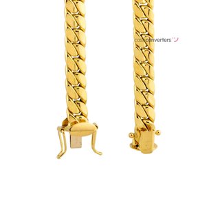 cadena oro 18k 30cm