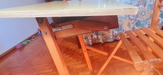 Secretári Escolar Vintage Dobrável Infantil