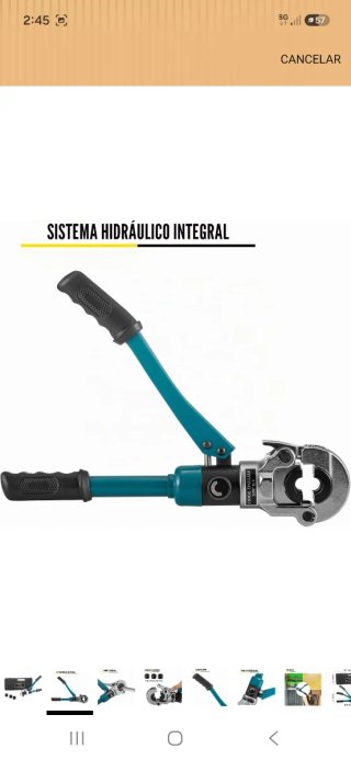 Alicates Prensador Hidráulico VEVOR