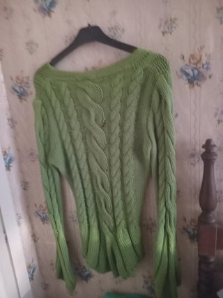 Jersey verde trenzado