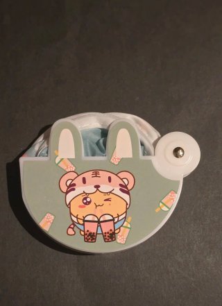 Abanico Plegable Diseño Bubble Tea