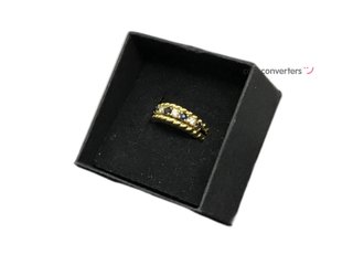 anillo oro 18k con piedra con diamante,zafiro