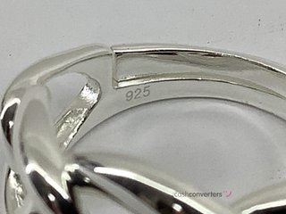 anillo plata 925mm