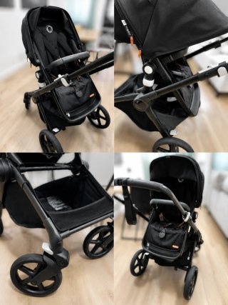 Bugaboo Fox Cub Capazo + Silla de Paseo Negra.
