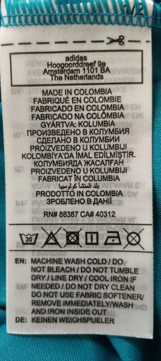 Camiseta Colombia Adidas Oficial Nueva Talla XS