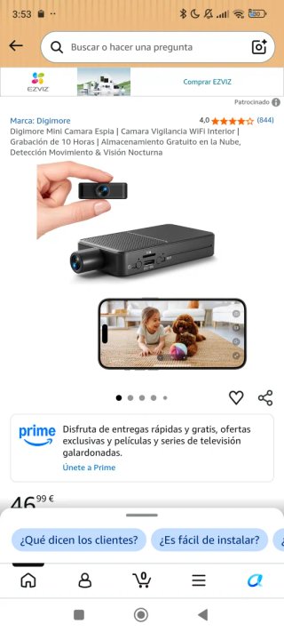 Mini cámara espía