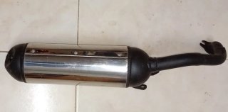 Tubo de escape para moto scooter