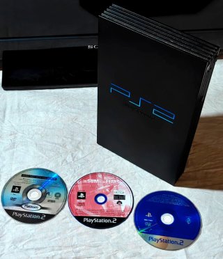PlayStation 2 Fat + 2 Giochi + Demo, Funzionante