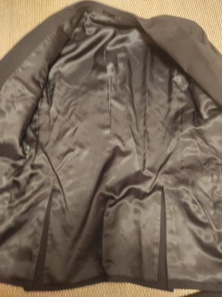 Traje Purificación García Negro Talla M