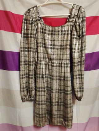 Vestido lentejuelas rosa talla M