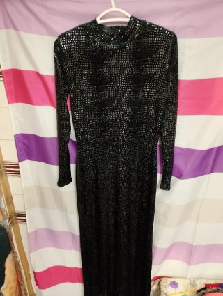 Vestido lentejuelas rosa talla M