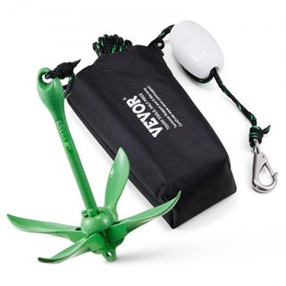 Kayak Anchor Kit, 3.5 lb Paddle Board Anchor Kit with 26.2