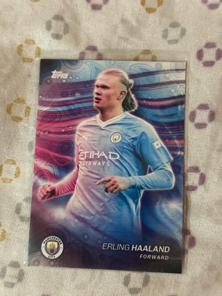 Erling Haaland Topps Manchester City Tarjeta