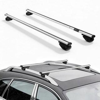Roof Rack Cross Bars, 75 kg Capacity, Universal Fit for