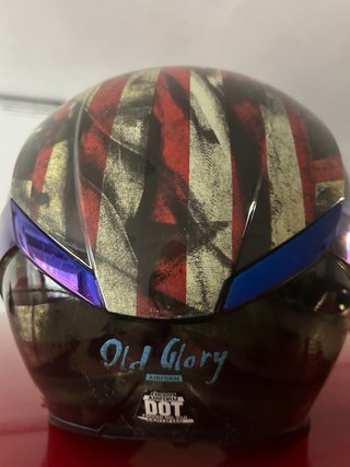 Casco Icon Old Glory Talla S