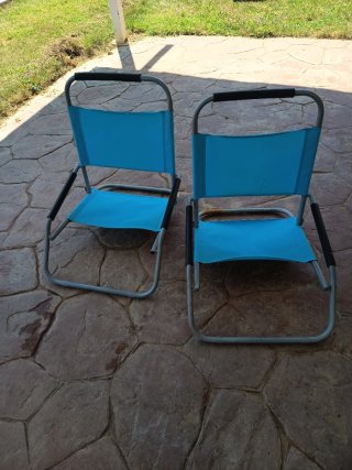 Sillas infantiles de playa plegables