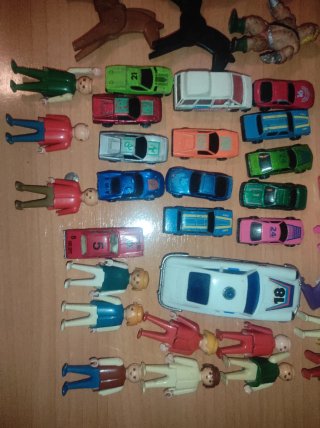 Lote Figuras Juguetes Muñecos Coches