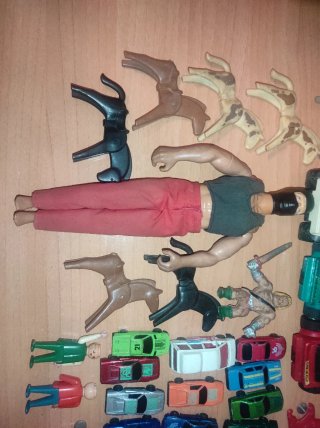 Lote Figuras Juguetes Muñecos Coches