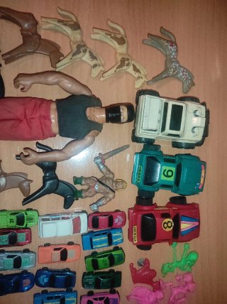 Lote Figuras Juguetes Muñecos Coches