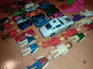 Lote Figuras Juguetes Muñecos Coches