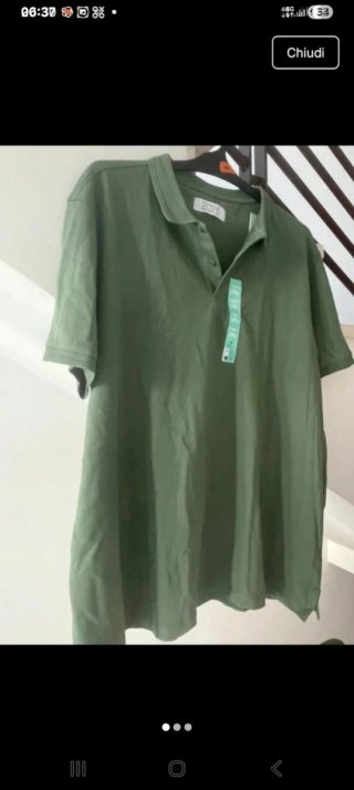 T-shirt uomo Primark manica corta verde XXL