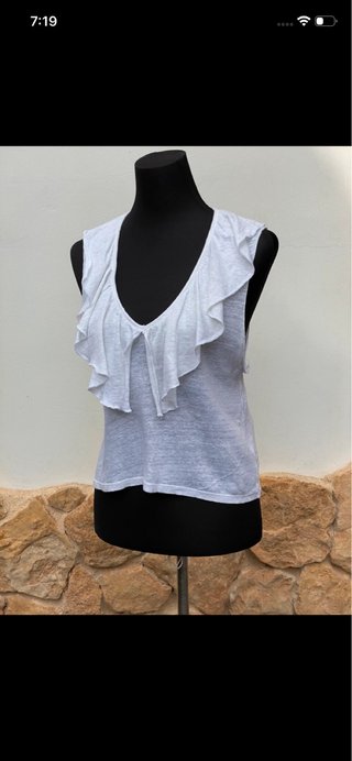 Camiseta Zara volantes