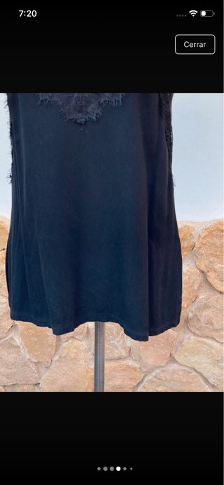 Camiseta Sfera encaje negro