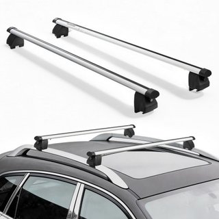 Roof Rack Cross Bars, 90 kg Capacity, Universal Fit for
