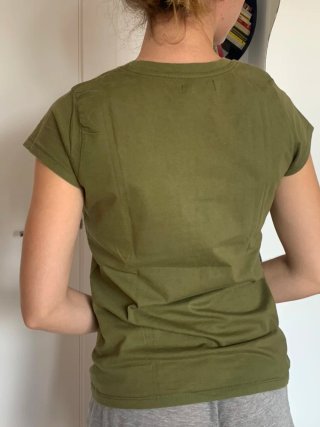 Camiseta Zara Verde Oliva