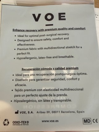 Faja Facial Post-Quirúrgica VOE