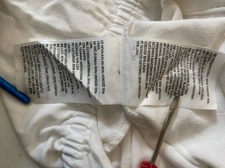 Camicetta H&M bianca in lino e viscosa