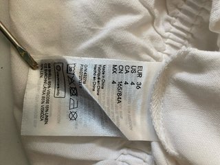 Camicetta H&M bianca in lino e viscosa
