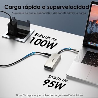 WAVLINK Estación acoplamiento triple pantalla 4K