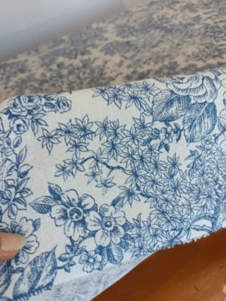 Retal 2 x1,40 Tuile de Jouy en loneta estampada