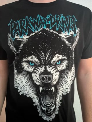 CAMISETA NEGRA - PARKWAY DRIVE / WOLF - XL y más..